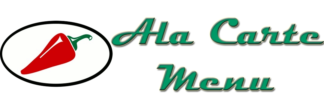 Ala Carte Menu